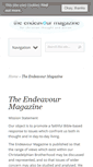 Mobile Screenshot of endeavourmagazine.org
